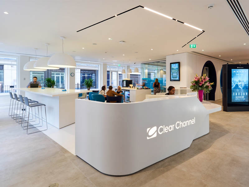 Clear Channel office fit out – Workspace of the future