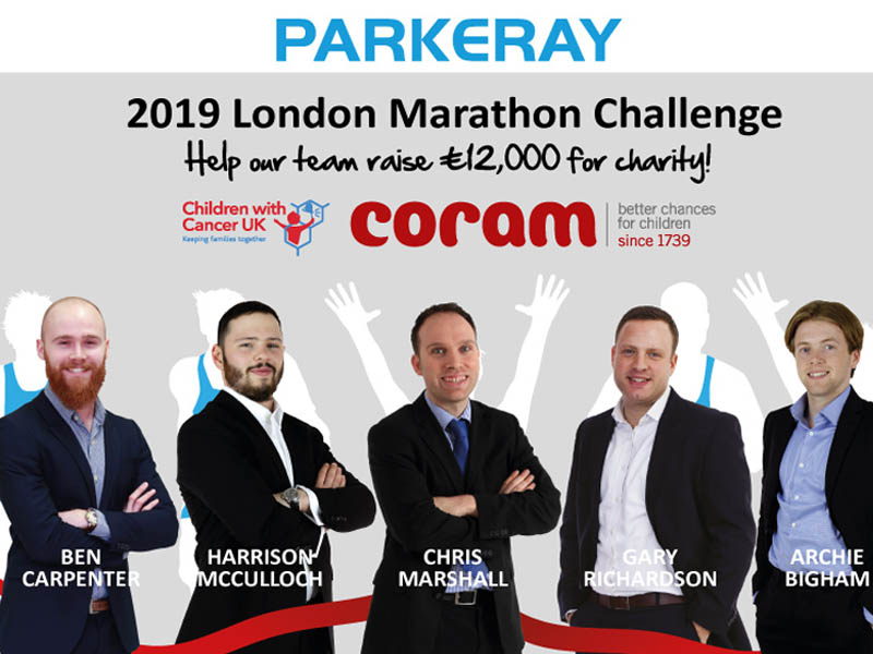 Parkeray Charity Challenges For 2019