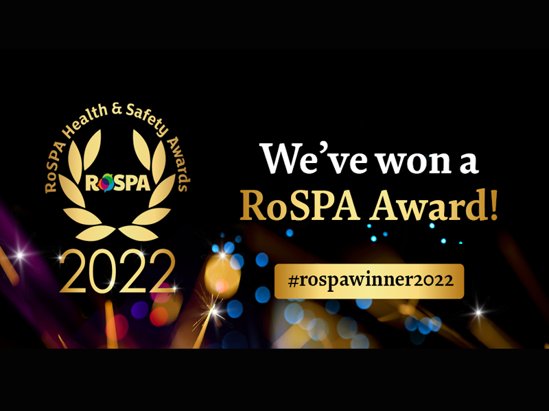 14 Consecutive RoSPA Gold Awards And Counting