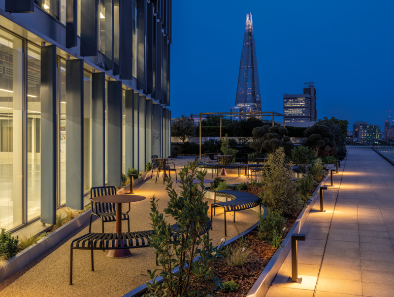 Parkeray refreshes 3 floors at Blue Fin Building